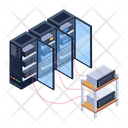 Server Technology Database Hosting Server Management Icon