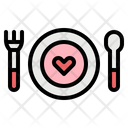 Dinner Love Dish Icon