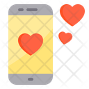 Smartphone Love Love Mobile Icon