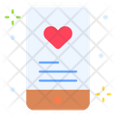 Smartphone Dating App Heart Icon