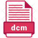 Dcm File Formats Icon