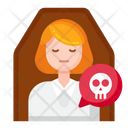 Dead Person Female  Icon