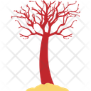 Dead Tree Halloween Tree Frightening Icon