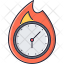 Deadline Time Clock Icon
