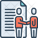 Dealing Transaction Business Icon