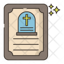 Death Certificate Icon