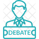 Debate Speech Election Icon