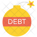 Debt Bomb Icon