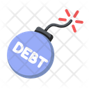 Debt Risk High Risk Investment Icon