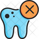 Decayed Teeth Dental Care Icon