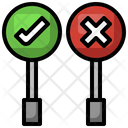 Decision Wrong Right Icon