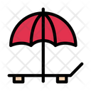 Deck Umbrella Beach Icon