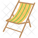 Deck Chair Beach Icon