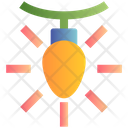 Light Decoration Bulb Christmas Light Icon