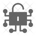 Decryption Lock Cryptocurrency Icon