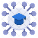 Learning Deep Learning Mortarboard Icon