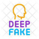 Deepfake Human Face Icon
