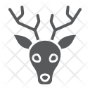 Deer Reindeer Face Icon