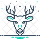 Deer Animal Antler Icon