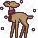 Deer Animal Scarf Icon