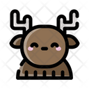 Deer Face Icon