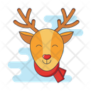 Reindeer Rudolph Animal Icon