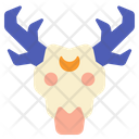 Deer Skull Antlers Witchcarft Icon