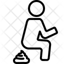 Defecate  Icon