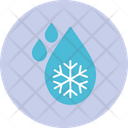 Defrosting Drop Freezing Icon