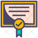Degree Certification Education Icon