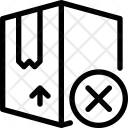 Delete Box Parcel Icon