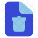 Delete document Icon - Download in Dualtone Style