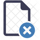 Delete File Icon - Download in Dualtone Style