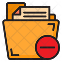 Delete File Folder Icon