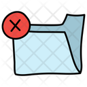 Delete Folder Delete File Cross Folder Icon