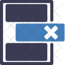 Delete Row  Icon