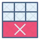 Delete table Icon - Download in Flat Style