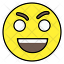 Delighted Emoji Emotion Emoticon Icon