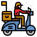 Delivery Bike Delivery Man Delivery Icon