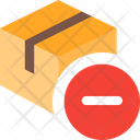 Delivery Box Minus Archive Box Minus Cancel Delivery Icon