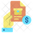 Parcel Document Payment Receipt Delivery Box Receipt Icon