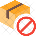 Delivery Box Stop Archive Box Stop Parcel Ban Icon
