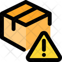 Delivery Box Warning Delivery Alert Delivery Warming Icon