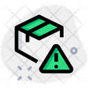 Delivery Box Warning Delivery Alert Delivery Warming Icon