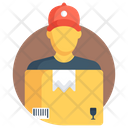 Courier Boy Delivery Man Delivery Person Icon