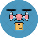 Airdrone Copter Delivery Icon