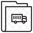 Logistic Folder Transportation Folder Icon