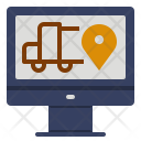 Delivery Location Land Icon
