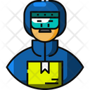 Courier Avatar Delivery Man Icon