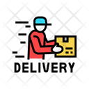 Courier Delivery Courier Boy Icon
